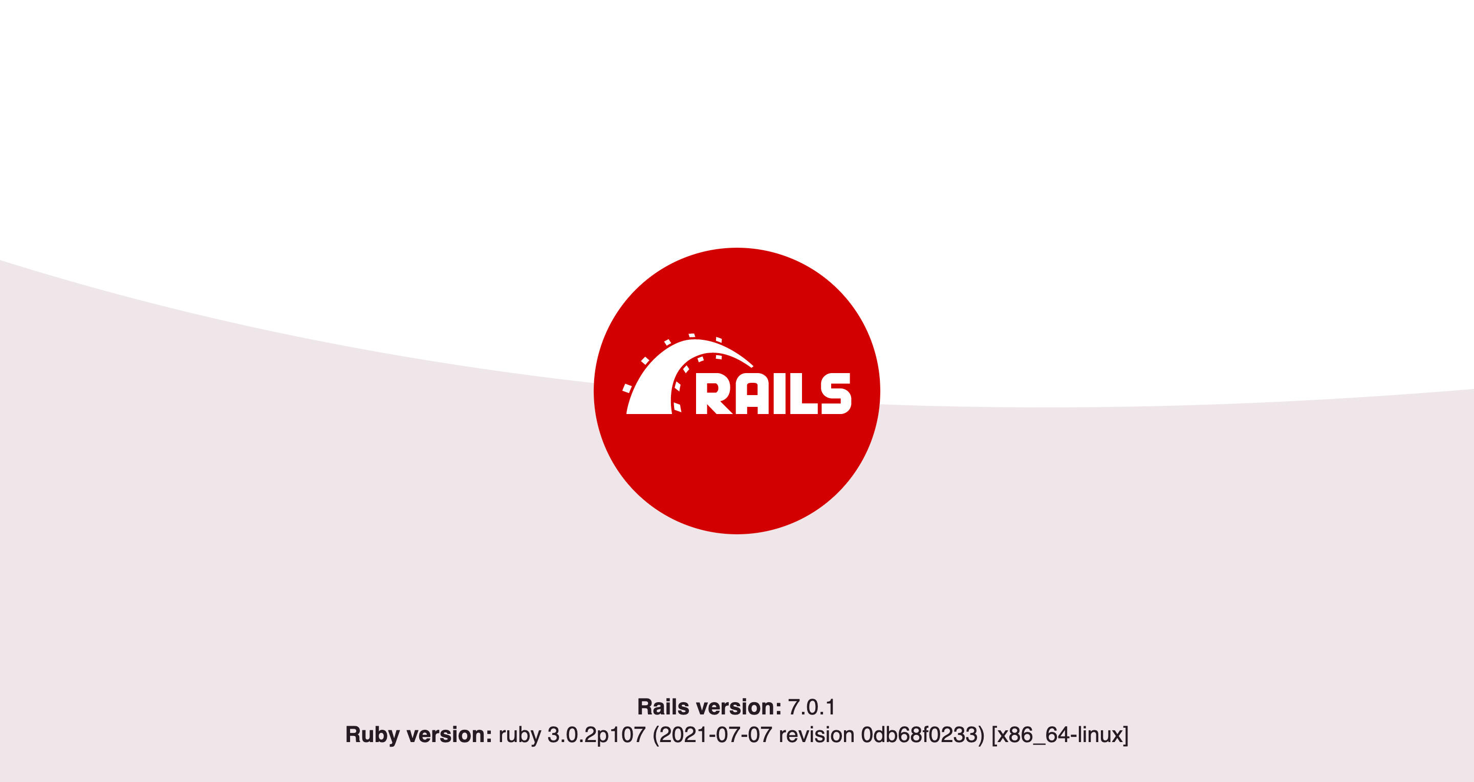 Rails application default homepage
